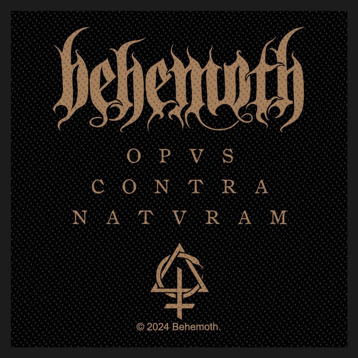 Behemoth - Opus Contra Natvram Patch - Zwart