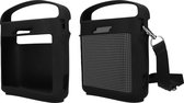 kwmobile siliconen hoesje voor mini-speaker - geschikt voor Bose SoundLink Color II - Flexibel materiaal - Speakercase in zwart
