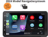Navigatiesysteem Auto - Apple Carplay & Android Scherm - Bluetooth verbinding - Draadloos - Auto Stereo - Incl. Achteruitrijcamera - Touchscreen - 7 Inch - FM Transmitter