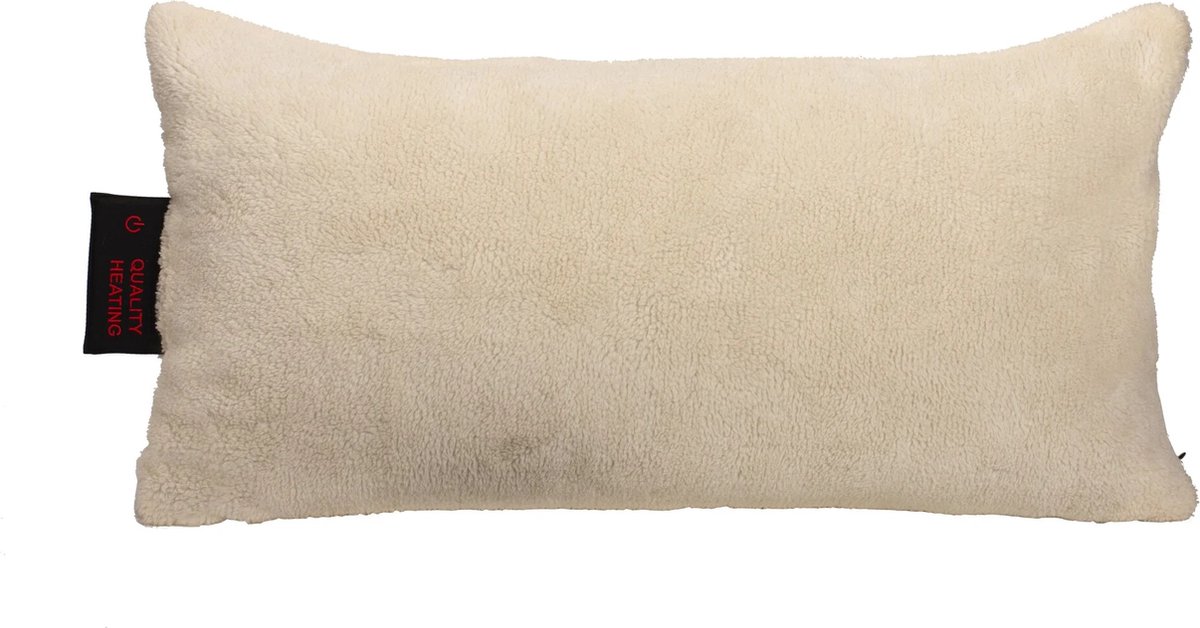 Warmy warmtekussen teddy off white 30 x 60 cm