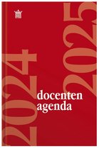 Ryam - Docenten Agenda - 2024-2025 - Rood - A5 - Hardcover - 1 Week op 2 pagina's