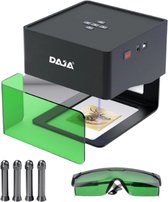 VORLOU - DJ6 Laser Graveermachine - 3000MW Mini Logo Mark Printer & Cutter voor Hout en Kunststof - Snelle DIY Graveur voor Houtbewerking