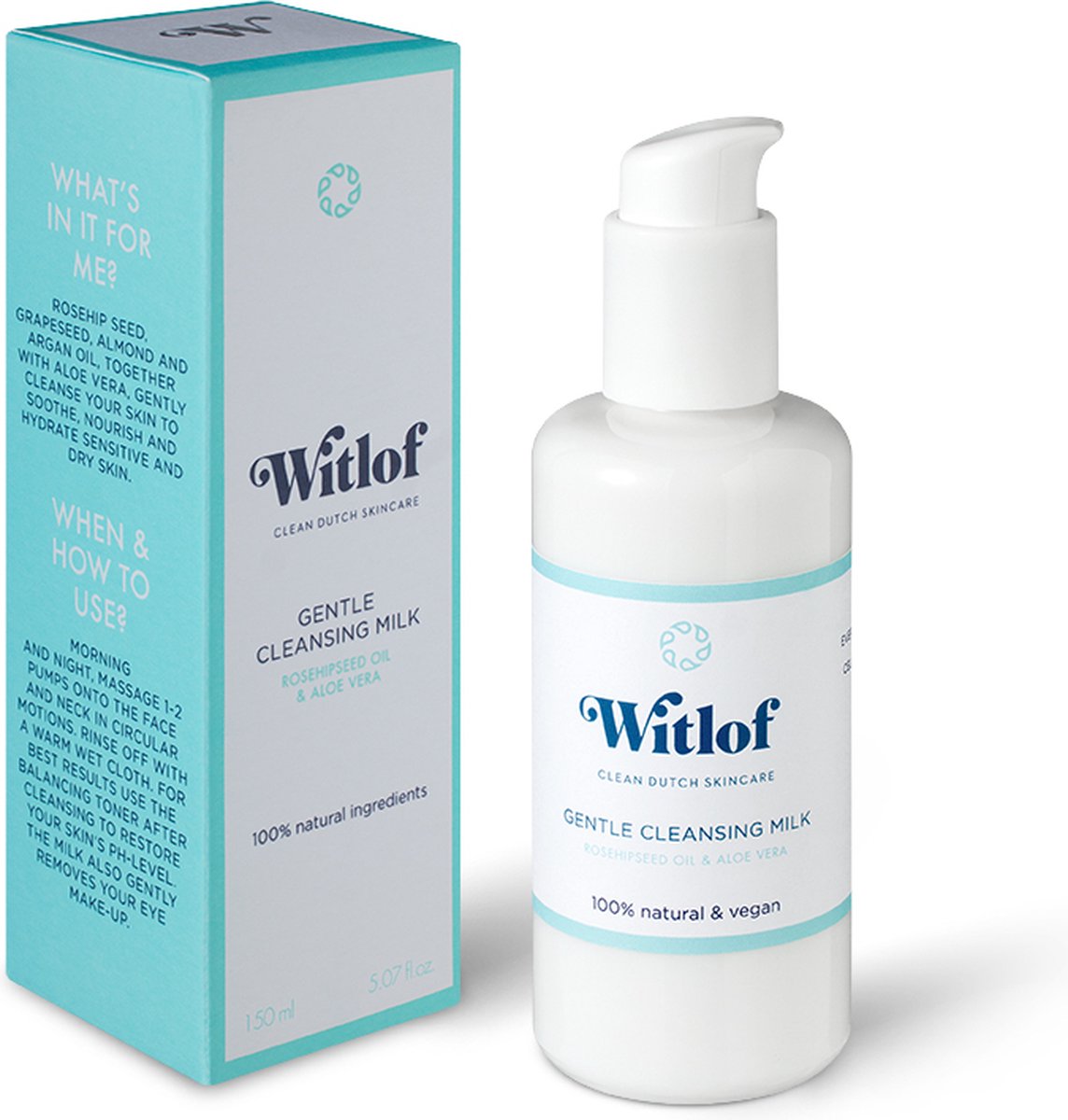 Goedkoopste Witlof Skincare Gentle Cleansing Milk Reinigingsmelk 150ml