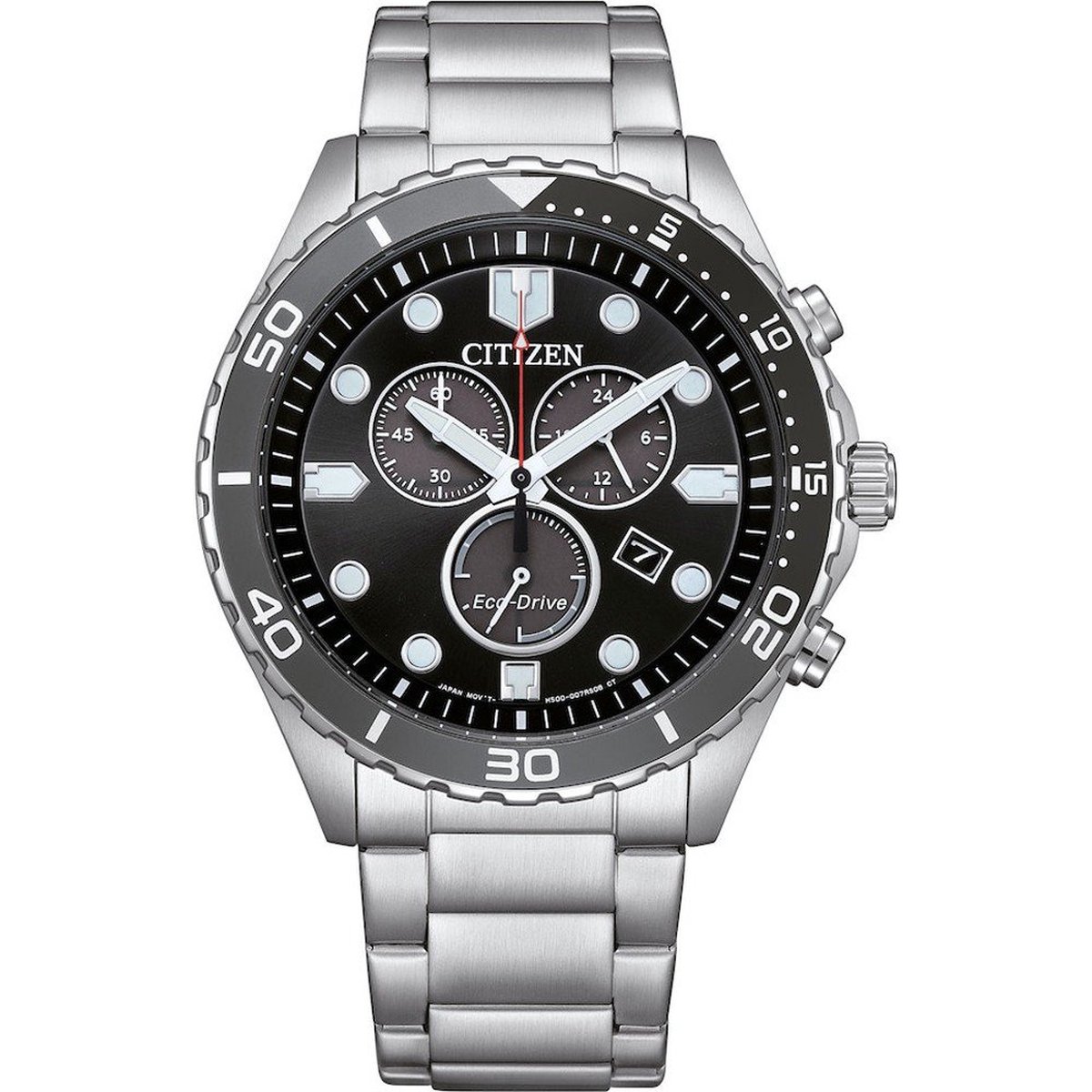 Citizen OF Sporty Aqua AT2568-82E Horloge - Staal - Zilverkleurig - Ø 43 mm