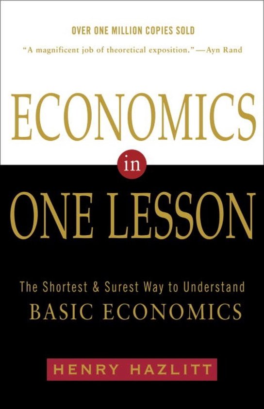 Economics In One Lesson # - cover