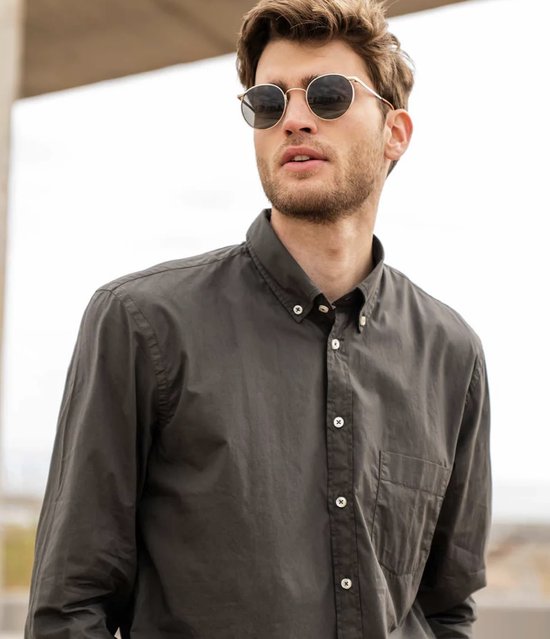 Randolph zonnebril P3043, 23K White Gold Skytec Polarized AGX, 51MM van Randolph — afbeelding 4