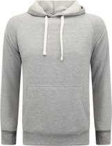Sweat à capuche pour hommes - Sweat à capuche Classic uni - Grijs