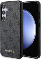 Guess 4G Back Cover - Geschikt voor Samsung Galaxy A35 (A356) - Grijs