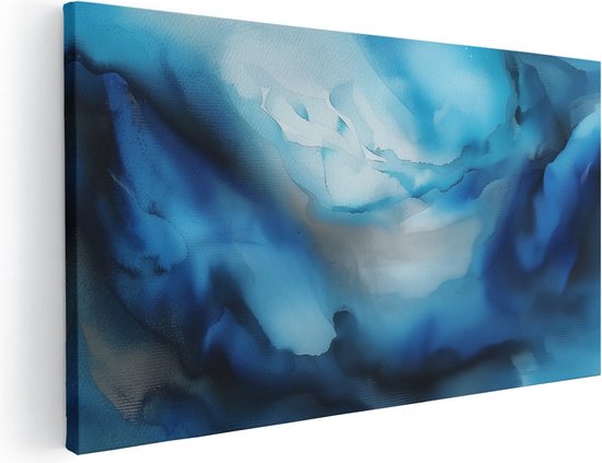 Tableau Abstrait Sur Toile 100x50 Cm - Art Moderne - Rose - Marque Tulup - Neuf Sous Emballage