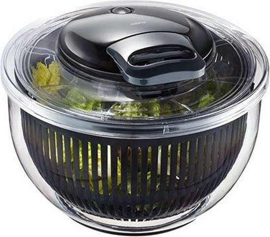 GEFU Essoreuse à Salade Pullit – Inox Design Moderne, Essorage Rapide Et Efficace Par Tirage Câble