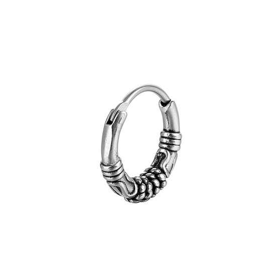 Plux Fashion Design Hoops Oorbellen - Zilver - 10mm - Stainless Steel - Heren - Dames - Zilveren Oorbellen - Hoops Earrings - HipHop Oorbellen - Sieraden Cadeau - Luxe Style - Duurzame Kwaliteit - Moederdag Cadeau