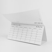 Bureaukalender 2025 - Met To Do List - 20x13cm - 300gms ecopapier - spiraalgebonden