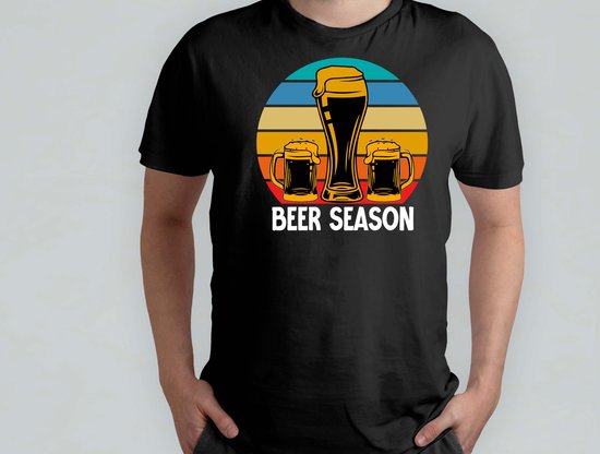 Beer Season - T Shirt - Beer - funny - HoppyHour - BeerMeNow - BrewsCruise - CraftyBeer - Proostpret - BiermeNu - Biertocht - Bierfeest