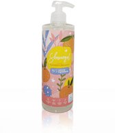 Showergel Mandarin Blossom - 500 ml - 95% natural ingredients - Vegan - Ecolabel - Douchegel - Shower gel - Douche gel - Mandarijnenbloesem - Mandarijn Bloesem - Mandarijnbloesem Ecologische vloeibare zeep - Zeeppomp - Eco - Veganfriendly