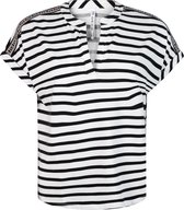 Zoso T-shirt Margot 242 0016/0000 White/noir Taille Femme - M