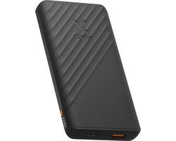 Xtorm Go2 Powerbank - 10.000 mAh - 1x USB-A, 1x USB-C - Krachtige powerbank - Snelle oplader Samsung en iPhone - Duurzame technologie - Charcoal Black