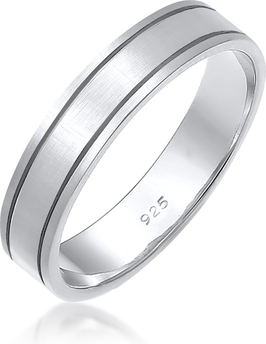 Elli PREMIUM - Ring - Elli PREMIUM Ring Dames Band Paar Bruilloft in 925 sterling zilver - Dames