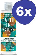 Faith in Nature Jojoba Conditioner (normaal tot droog haar) (6x 400ml)
