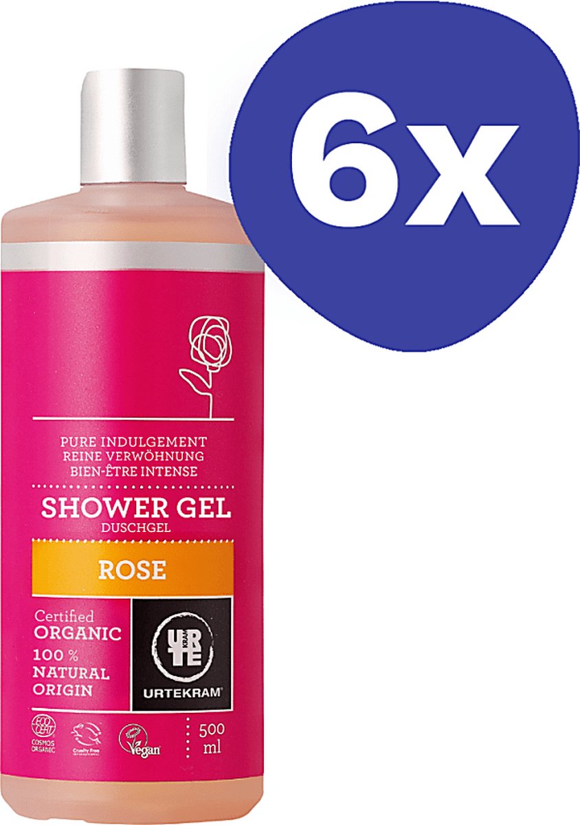 Goedkoopste Urtekram Rozen Douchegel (6x 500ml