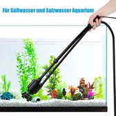 Elektrische waterwisselaar voor aquaria 6-in-1 aquarium mulmzuiger sifon kit grindreiniger sifonstofzuiger zandwas - Snelle waterverversing Aquarium reiniger