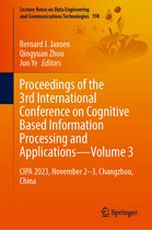 Lecture Notes on Data Engineering and Communications Technologies- Proceedings of the 3rd International Conference on Cognitive Based Information Processing and Applications—Volume 3