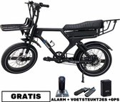 Bol.com Dowe GTR elektrische fatbike - 250W fatbike - long range - Rijklaar - 1 jaar Garantie - BAFANG MOTOR | GRATIS ALARM | HY... aanbieding