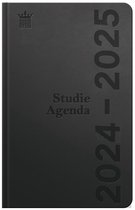 Ryam - Studie agenda DeLuxe - 2024-2025 - Zwart - B6 (12x19cm) - 1 week op 2 pagina's - Hardcover