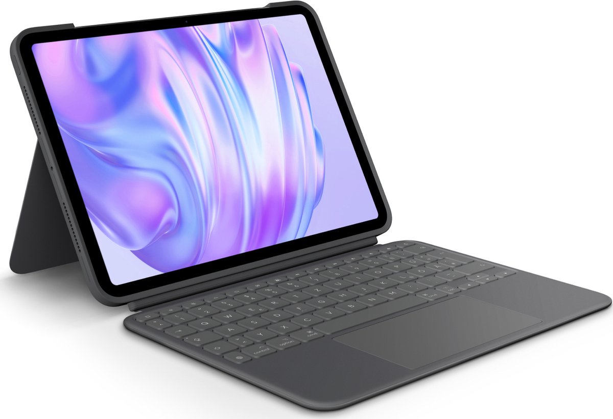 Logitech Combo Touch QWERTZ Duits Smart Connector Grafiet