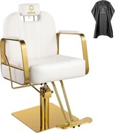 Wise® Liggend Kappersstoel - Salonstoel - Rollende Draaibare Haarstylist - Hydraulisch Voor Kapsalon - 360 Graden - Salon Schoonheid.