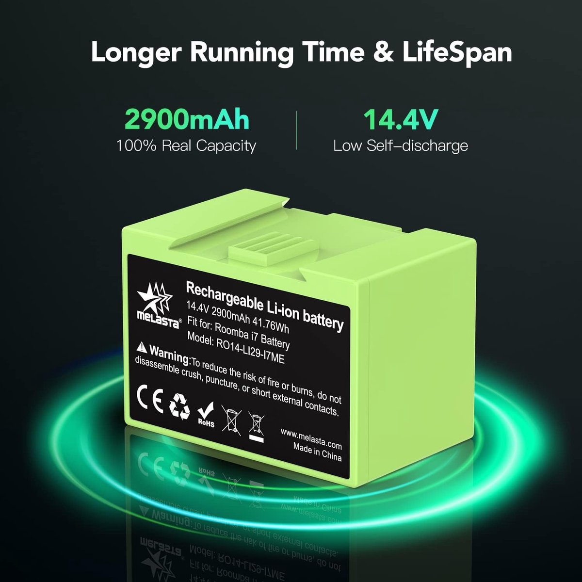 iRobot Roomba Vervangingsaccu 2900mAh thumbnail 2