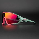 Kapvoe - Fietsbril - Sportbril - UV400 - Inclusief 5 Verwisselbare Lenzen