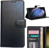 Samsung Galaxy S20 FE Zwart Portemonnee Kunstleer Luxe Wallet Case -TPU  hoesje met pasjes Flip Cover - Boek  beschermend Telefoonhoesje