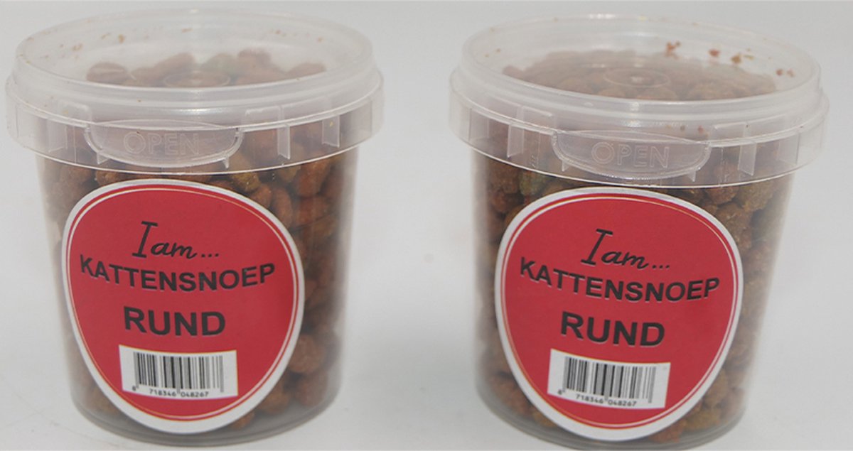 2 X Vandermeer I AM kattensnoep rund 70 gr/potje als snoepje of....