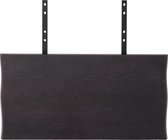 Rallonge de table Toulon 2 pcs. avec bord ondulé noir.