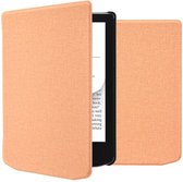 iMoshion Ereader Cover / Case Convient pour Vivlio Light HD / Pocketbook Verse / Vivlio Light / Pocketbook Verse Pro - iMoshion Canvas Sleepcover Bookcase sans support - Oranje / Peach