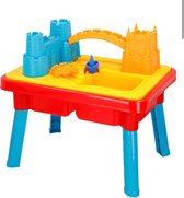 Zandtafel - Watertafel - Geschikt voor kinderen vanaf 18 maanden - 32 x 43 x 28 cm - Kinderen Plezier - Water pret - Eenvoudig te monteren