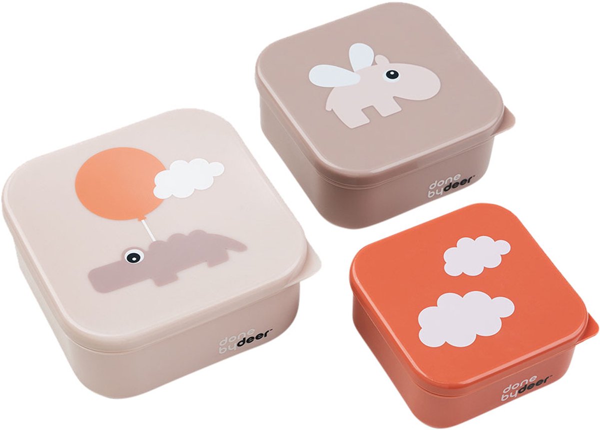 Done By Deer Snack Box Set Happy Clouds Powder 3pcs