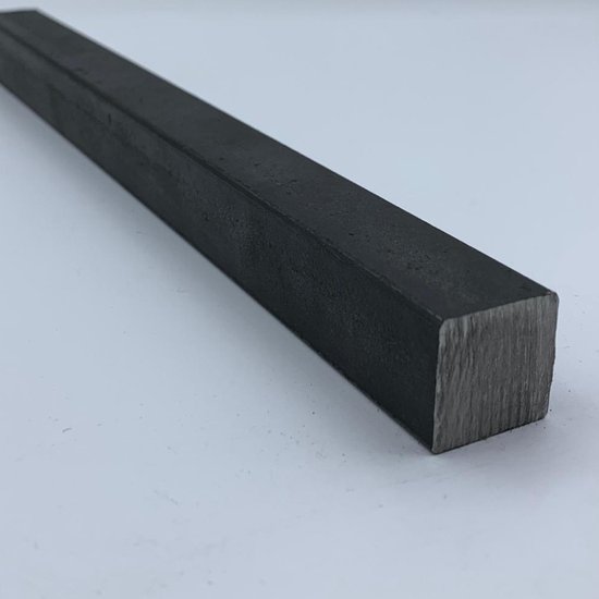 Barre carrée en acier - 20mm - 1000mm