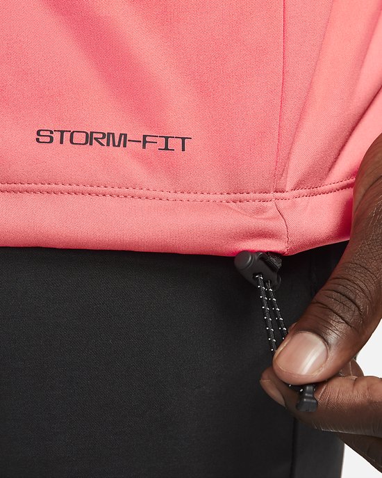 Nike Storm- FIT Victory - Veste de golf pour homme - Imperméable - Saumon