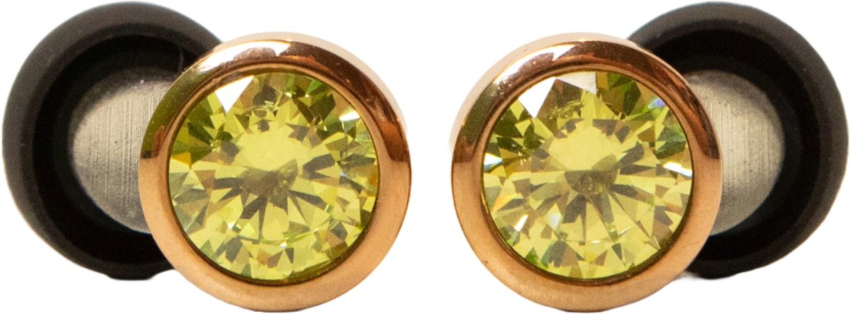 Goedkoopste Oordoppen festival Earbling | Oordoppen | Partyplugs | (14dB) | XS/S/M/L - super comfortabel - muziek, concerten, events, focus en reizen - Rosé Goud Appelgroen