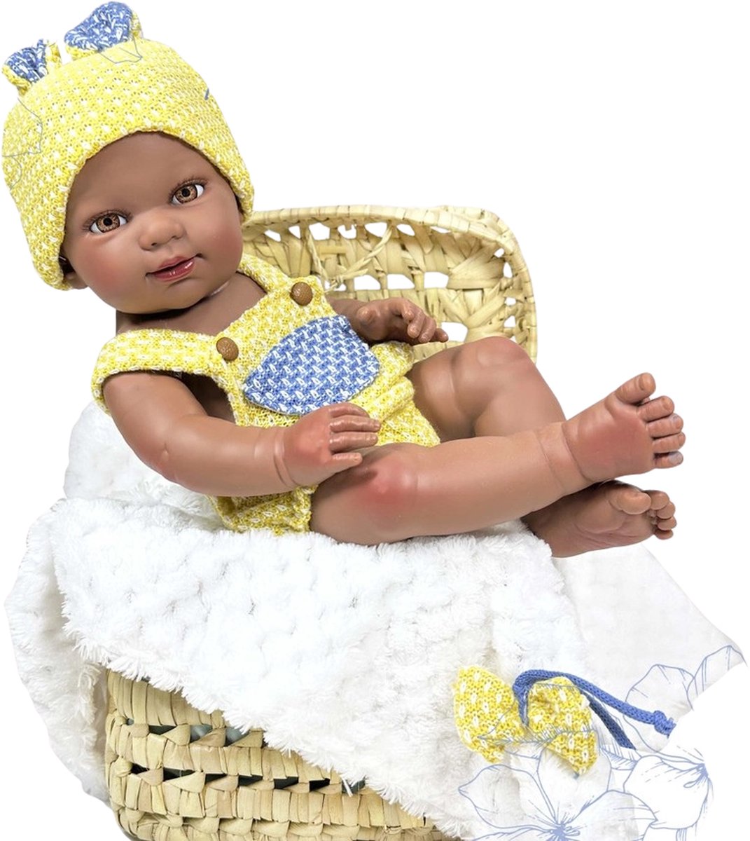 Nines D'Onil Nines d Onil Babypop Afrikaans Geel 37 cm