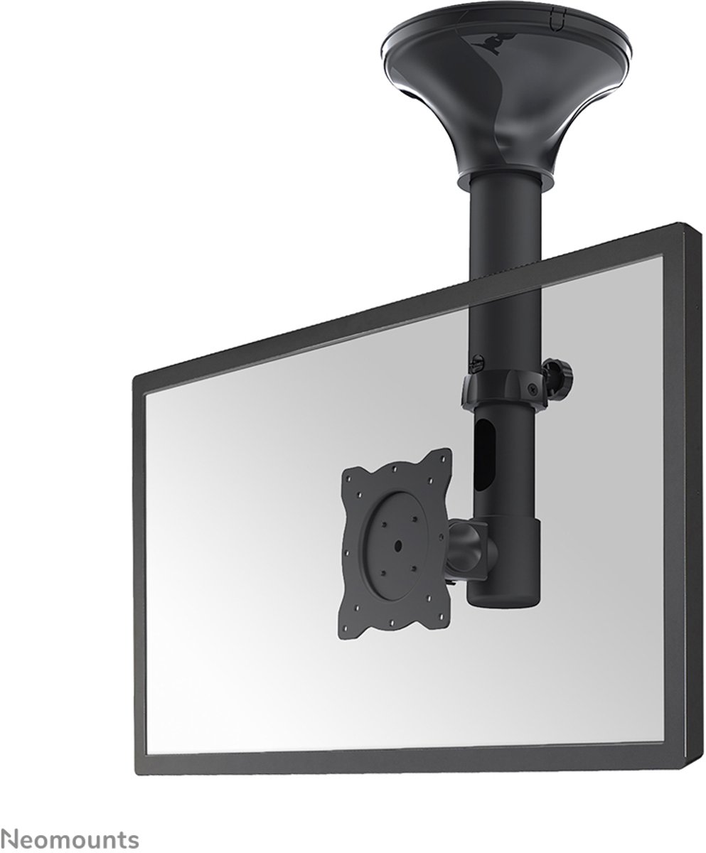 Neomounts by Newstar FPMA-C025BLACK Monitor-plafondbeugel 1 stuks 25,4 cm (10) - 76,2 cm (30) Kantelbaar, Plafondhouder, Roteerbaar