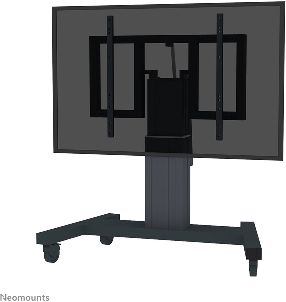 Neomounts PLASMA-M2550TBLACK elektrische trolley - t/m 100" - zwart