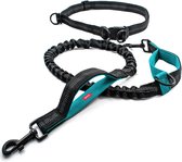 BOTC Running Leash Dog - Laisse pour chien - jusqu'à 170 cm -- Laisse avec ceinture réfléchissante