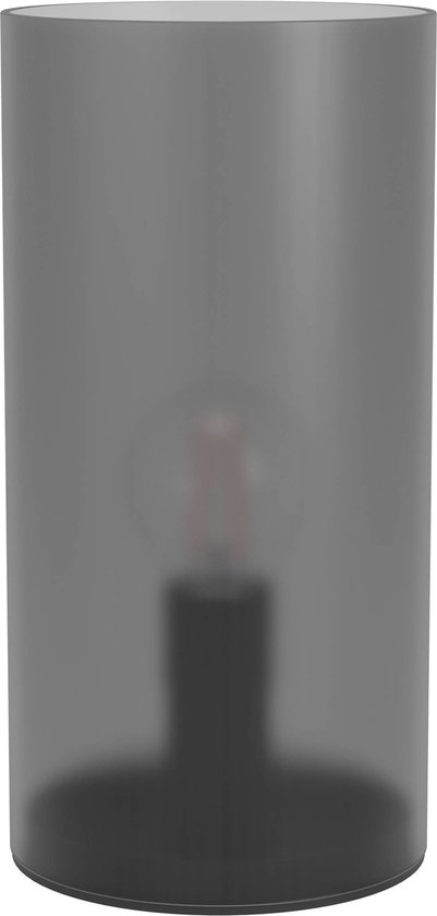 EGLO Geo Tafellamp - E14 - 20 cm - Grijs/Zwart/Smoke