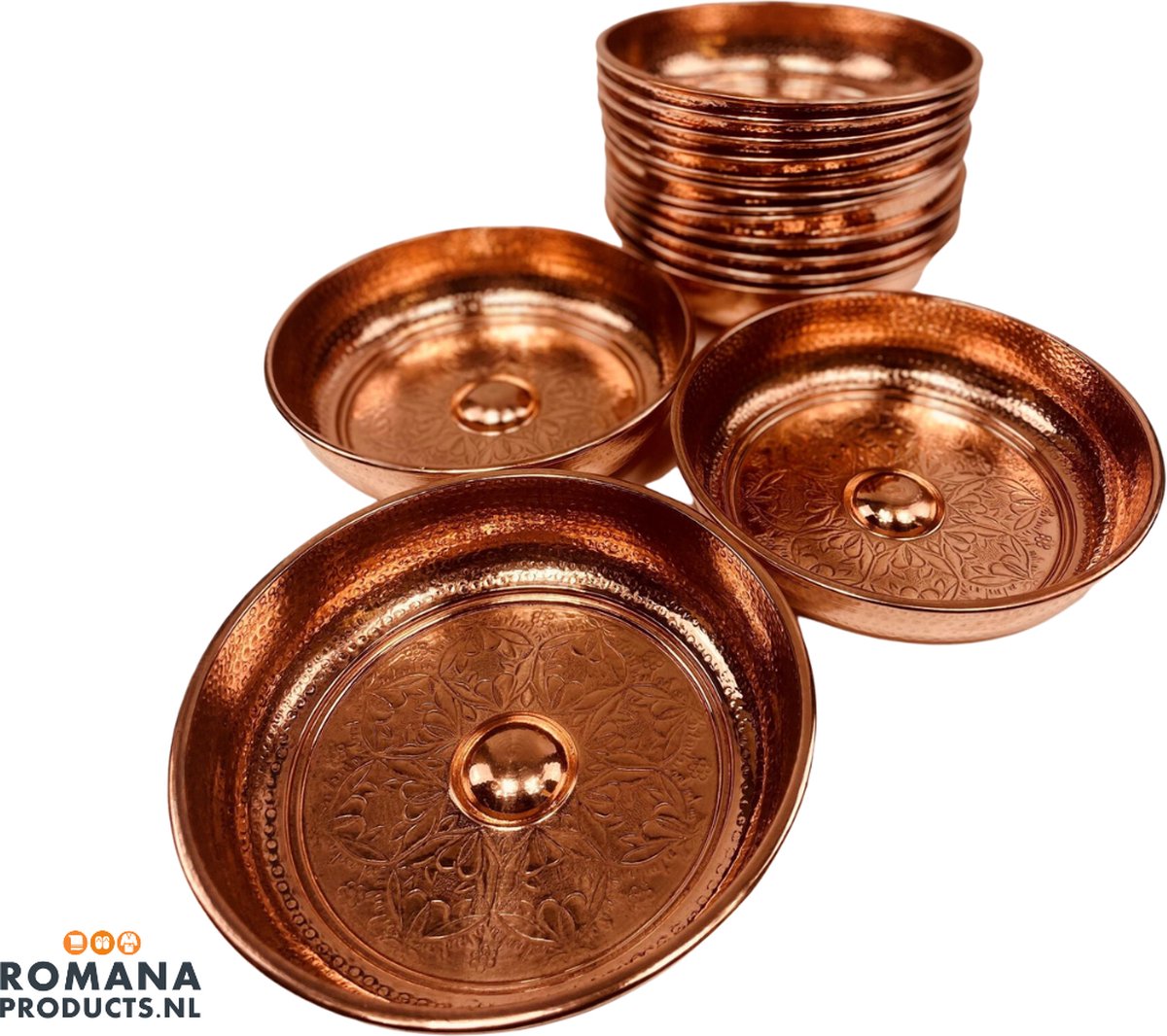 Goedkoopste Romana Products - Koperen Hamam Schaal - Stijlvolle Accessoire voor Sauna en Wellnes