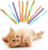 Set Van 10 Katten Boinks Springveren I Kattenveertjes I Katten Speelgoed I Kattenspeeltjes I Meerde Kleuren