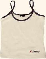 Sporttop/Fitness top, Zeus, Creme Wit/Zwart, maat XL