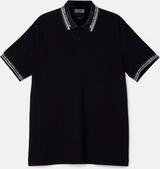 Foto: Versace jeans couture poloshirt monogram black white