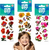 Set van Kleurige Stickers voor Kinderen, Lente Bloemen